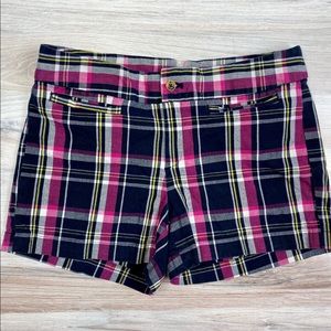 Banana Republic plaid shorts size 6